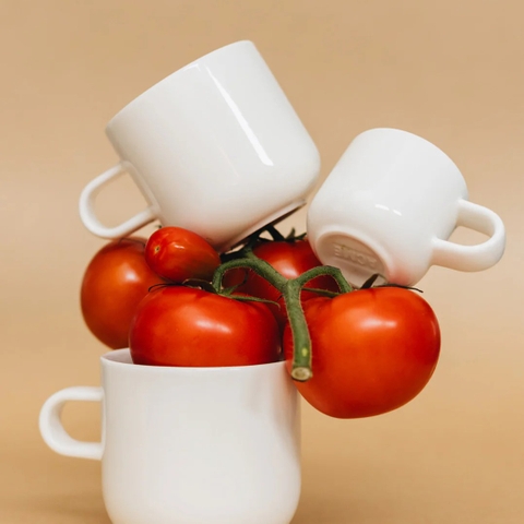 Ly sứ Bobby Mug Mini Milk (White) 100ml