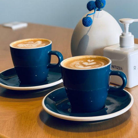 Ly sứ ACME Espresso Range Medium Tulip Cup Whale (Dark Blue) 170ml
