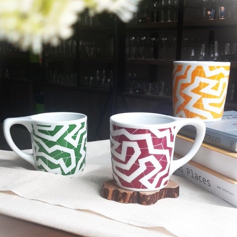 Ly sứ NotNeutral LINO 10oz Coffee Mug - Spinne Burgundy, 300ml
