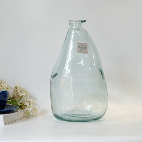 Bình hoa thủy tinh tái chế VSM Jarron Simplicity 36cm
