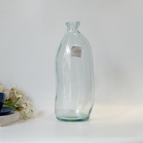 Bình hoa thủy tinh tái chế VSM Jarron Simplicity 35cm
