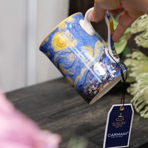 Ly sứ Carmani Mug Classic New - V. van Gogh, The Starry Night 400ml