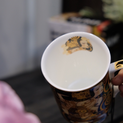 Ly sứ Carmani Mug Classic New - G. Klimt -  Expectation 400ml