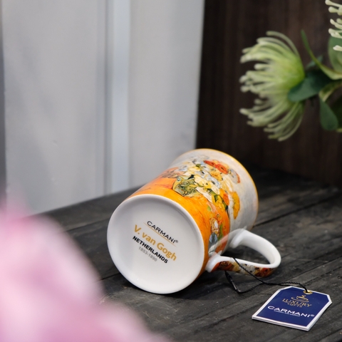 Ly sứ Carmani Classic Mug - V. van Gogh, Roses and anemones 400ml