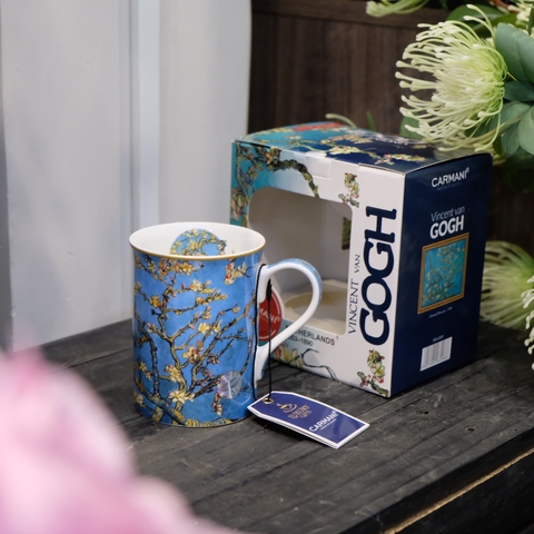 Ly sứ Carmani Mug Classic New - V. van Gogh, Almond Blossom 400ml