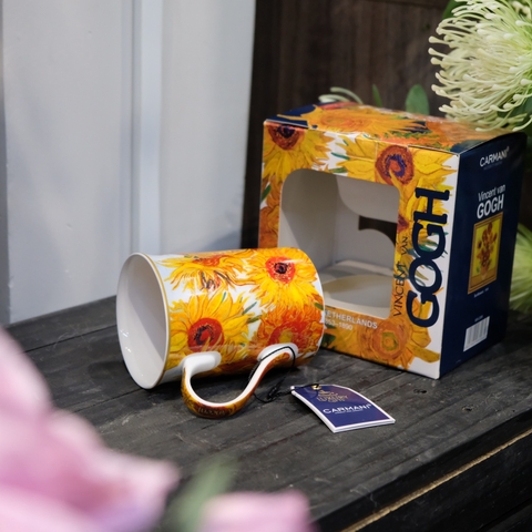 Ly sứ Carmani Mug Classic New - V. van Gogh, Sunflowers 400ml