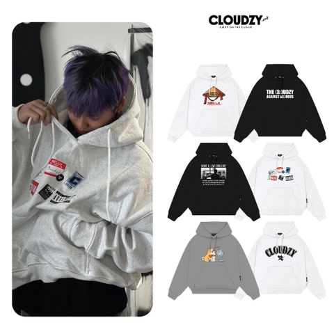 Áo khoác hoodie boxy TRƠN nỉ bông nam local brand CLOUDZY hoodie nữ unisex form rộng basic TH HOODIE BOXY