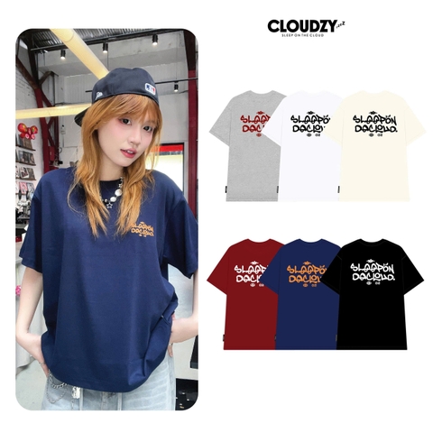 Áo thun Oversize CLOUDZY áo phông local brand cổ tròn in hình unisex 250gsm 100% cotton dày dặn RAW