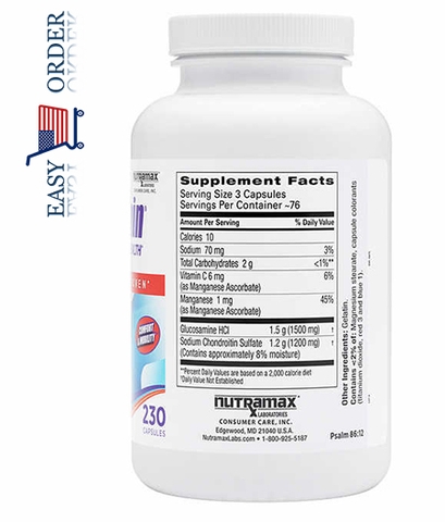 Bổ khớp Cosamin DS Joint with Glucosamine & Chondroitin 230 Viên