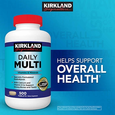 Vitamin tổng hợp Kirkland Signature Daily Multi, 500 Viên