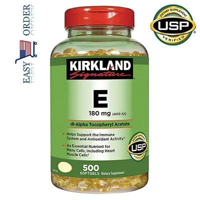 Kirkland Signature Vitamin E 180 mg., 500 Viên
