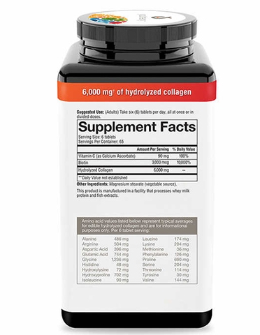 Youtheory Collagen Plus Biotin, 390 Viên