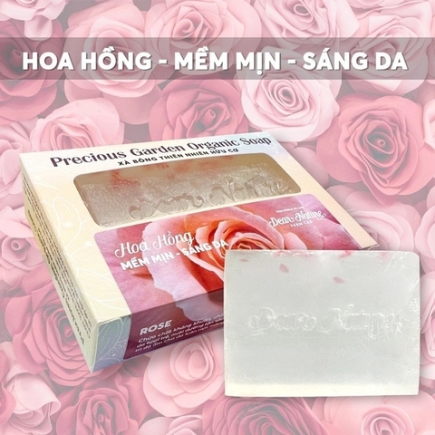 Xà Bông Precious Garden Hoa Hồng 100gr