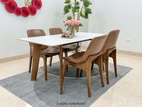 Set bàn ăn Howard 4 ghế