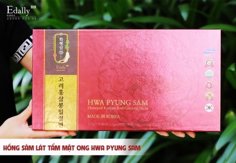 Hồng Sâm Lát Tẩm Mật Ong (HWA PYUNG SAM EDALLY)