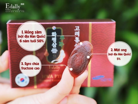 Hồng Sâm Lát Tẩm Mật Ong (HWA PYUNG SAM EDALLY)