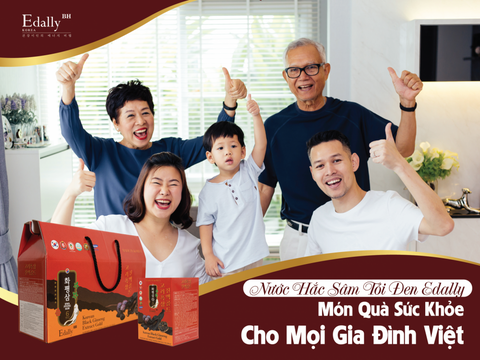 Nước Hắc Sâm Tỏi Đen Edally ( HYA PYUNG SAM KOREAN BLACK GINSENG EXTRACT GOLD)