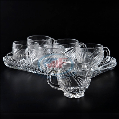 BỘ LY THỦY TINH 6 CÁI