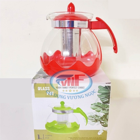 BÌNH LỌC TRÀ THỦY TINH 1500ML
