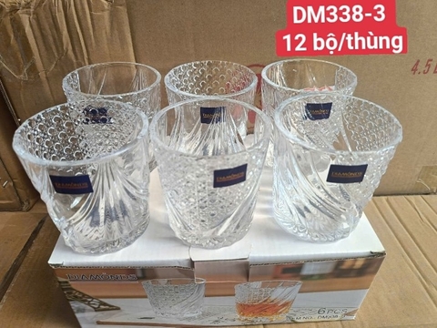 BỘ LY DIAMOND 6 CÁI (NHIỀU MẪU)
