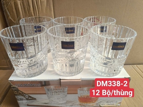 BỘ LY DIAMOND 6 CÁI (NHIỀU MẪU)