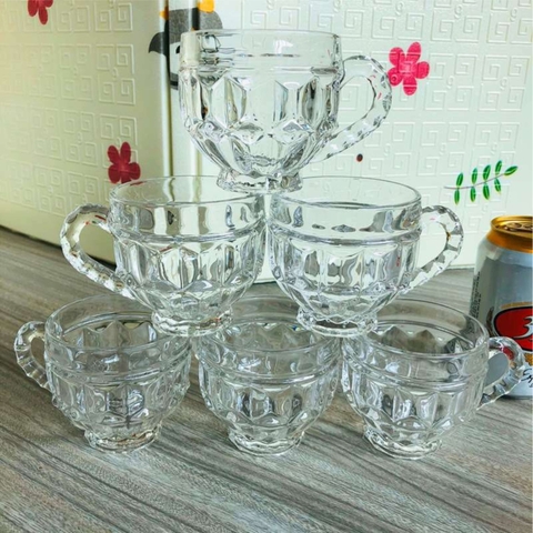 BỘ LY THỦY TINH 6 CÁI