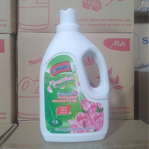 NƯỚC LAU SÀN KWASH 3L (HỒNG)