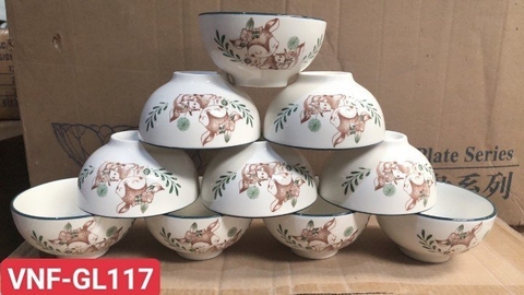CHÉN SỨ HOA VĂN 4D