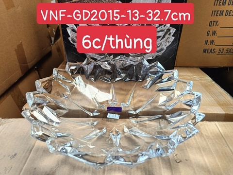 ĐĨA THỦY TINH CAO CẤP 37.7cm - GD2015-13