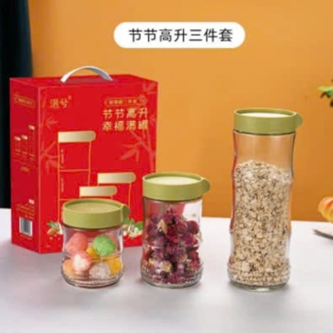BỘ 3 HŨ GIA VỊ