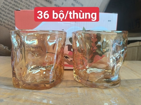 BỘ 2 LY XOẮN THỦY TINH