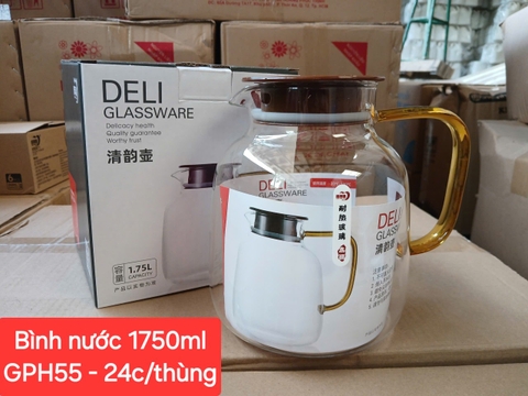 BÌNH NƯỚC THỦY TINH 1750ML - GPH55