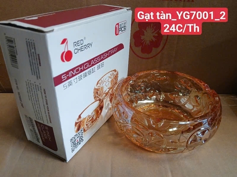 GẠT TÀN THỦY TINH MÀU HỔ PHÁCH - YG7001-2