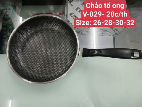 CHẢO INOX TỔ ONG