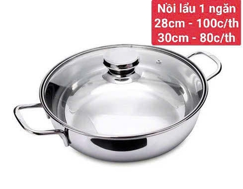 NỒI LẨU INOX 1 NGĂN