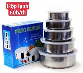 BỘ 5 THỐ INOX
