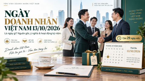 Ngày Doanh Nhân Việt Nam 13/10/2026 Là Ngày Gì? Ý Nghĩa