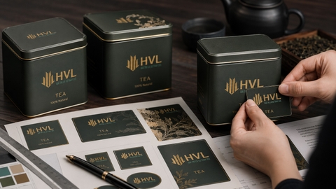 Dịch Vụ In Tem Nhãn Hộp Trà Trọn Gói, Thiết Kế Chuẩn Thương Hiệu