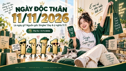 Ngày Độc Thân 11/11/2026 Là Ngày Gì? Nguồn Gốc & Ý Nghĩa