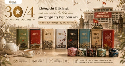 Bộ Sưu Tập Bao Bì Trà Kỉ Niệm 30/4: Tinh Hoa Văn Hóa - Tự Hào Dân Tộc