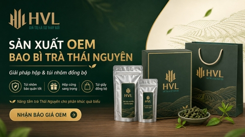 Sản Xuất OEM Bao Bì Trà Thái Nguyên: Giải Pháp Hộp & Túi Nhôm Đồng Bộ