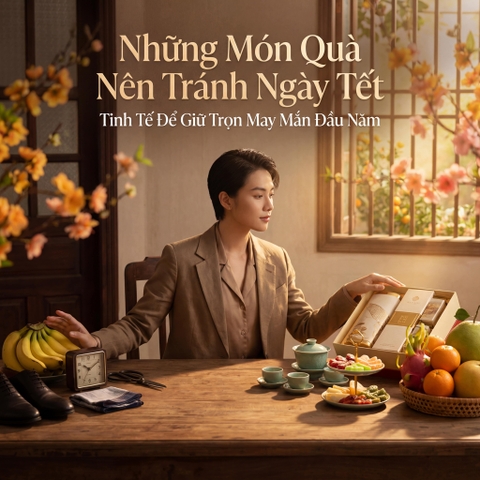 Những Món Quà Ngày Tết Cần Tránh Để Cả Năm May Mắn