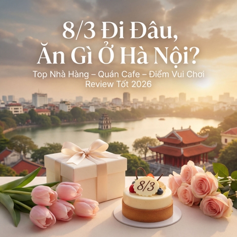 8/3 Đi Đâu Ăn Gì Ở Hà Nội? Top 10 Địa Điểm Review Tốt Nhất 2026