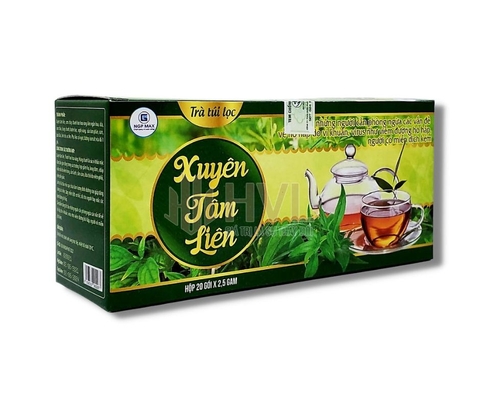 Trà Túi Lọc Xuyên Tâm Liên: Đặc Tính Chữa Bệnh Và Hướng Dẫn Sử Dụng Hiệu Quả