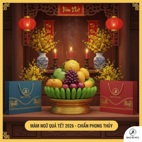 Cách Bày Mâm Ngũ Quả Tết 2026 Đẹp, Đúng Phong Thủy Năm Bính Ngọ
