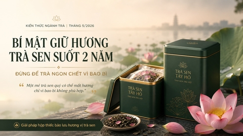 Bí Mật Giữ Hương Trà Sen Suốt 2 Năm: Đừng Để Trà Ngon Chết Vì Bao Bì