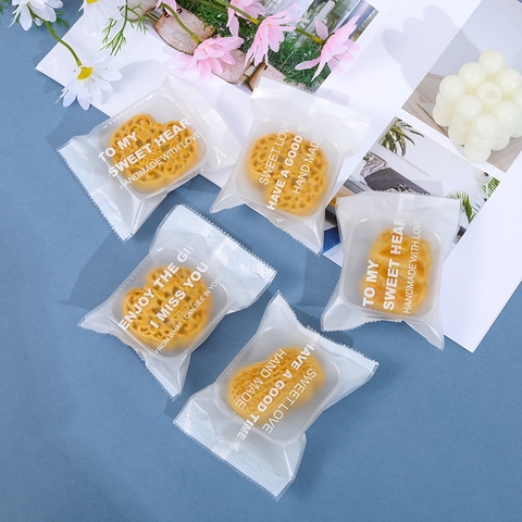 Túi Đựng Bánh Kẹo, Bao Bì Đựng Trà, Bánh Kẹo Họa Tiết Chữ Tiếng Anh