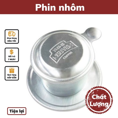 Phin Nhôm Pha Cà Phê 25 gram,  giữ nhiệt tốt chuyên dụng cho dân ghiền và cho quán - BartenderWitch
