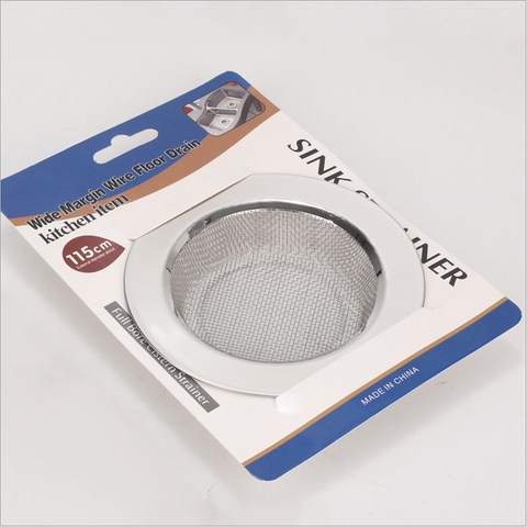 Dĩa lọc rác bồn rửa bát bằng inox đế ngắn, lưới lọc rác tiện dụng, nhiều kích cỡ, LRI4 - HVL TEA