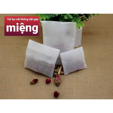 Túi Lọc Trà, Cà Phê, Thảo Dược, Chất Liệu Vải Không Dệt, Gấp Miệng, Nhiều Kích Thước - HVL